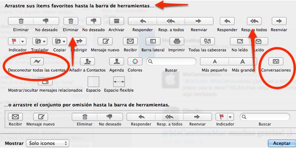 solucion problema mail OSX Maverics 2