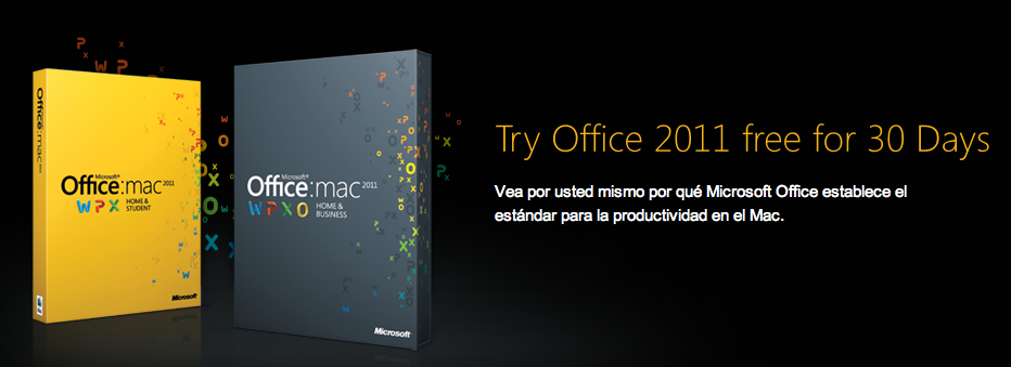 Microsoft Office 2011 para Mac gratis durante 30 dias | mecambioaMac